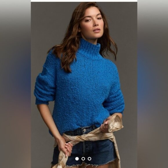 NWT Size S P2P 26inchThe NeedIt Oversized Mock Neck Sweater - Picture 5 of 16